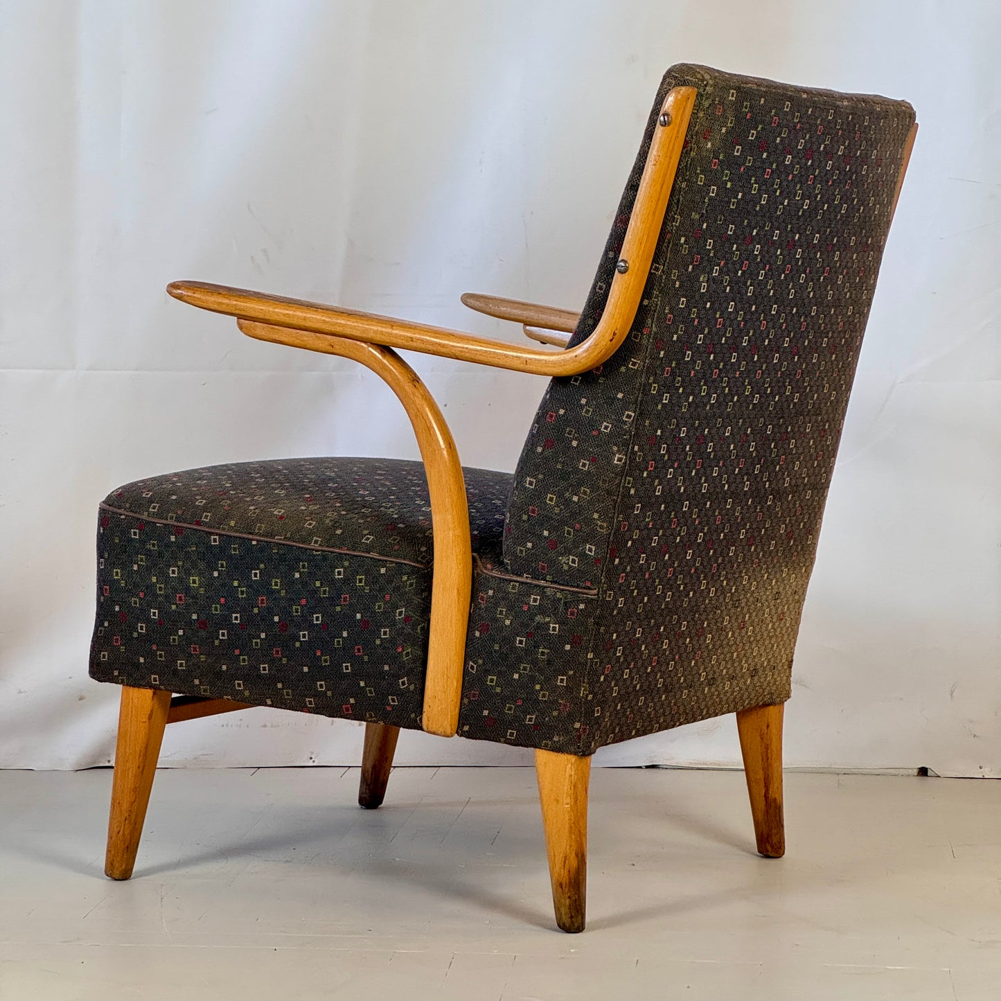 Pair of Hungarian “Velence” Art Deco Armchairs, 1960s