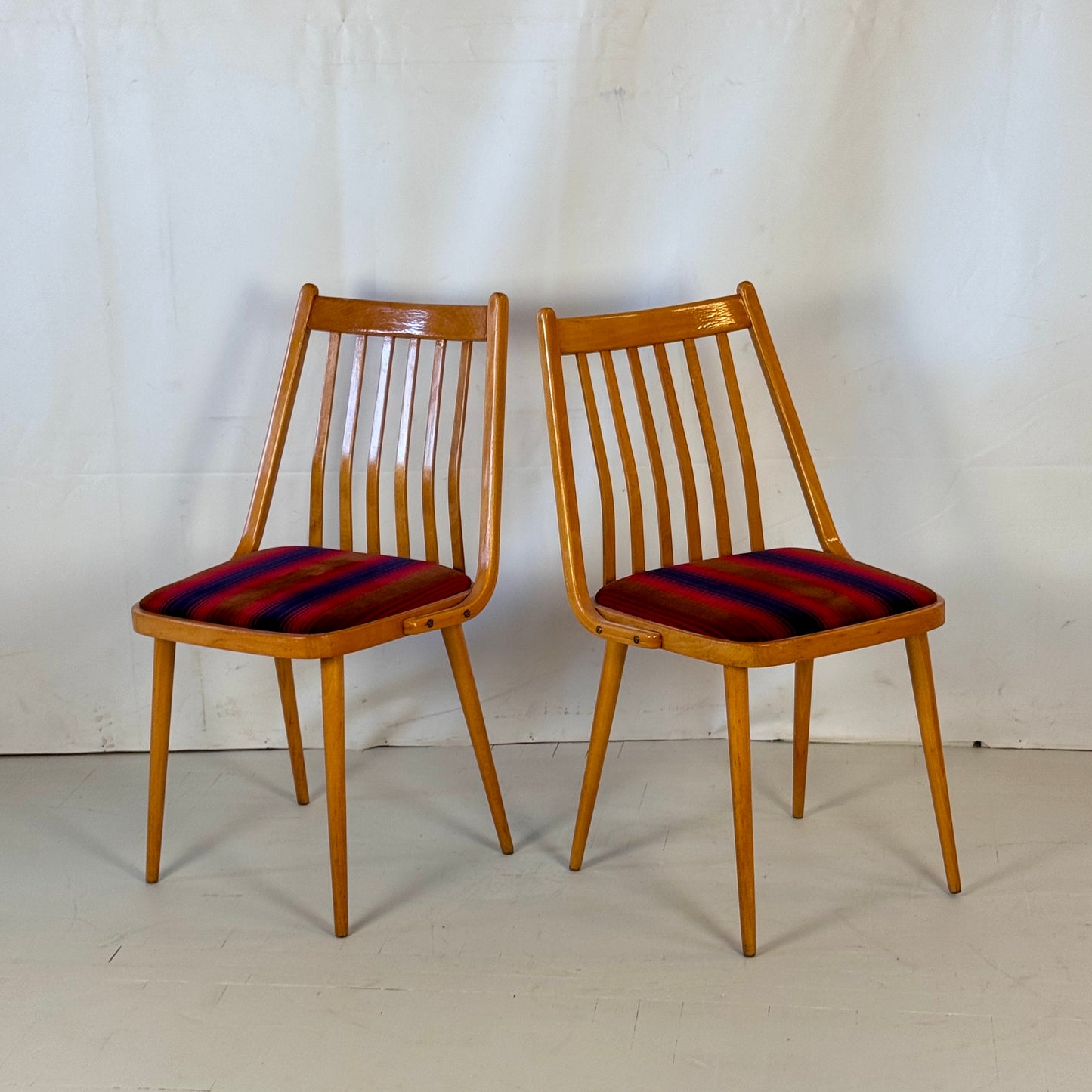 Set of 4 Hungarian Dining Chairs by Gabriel Frigyes, 1960s