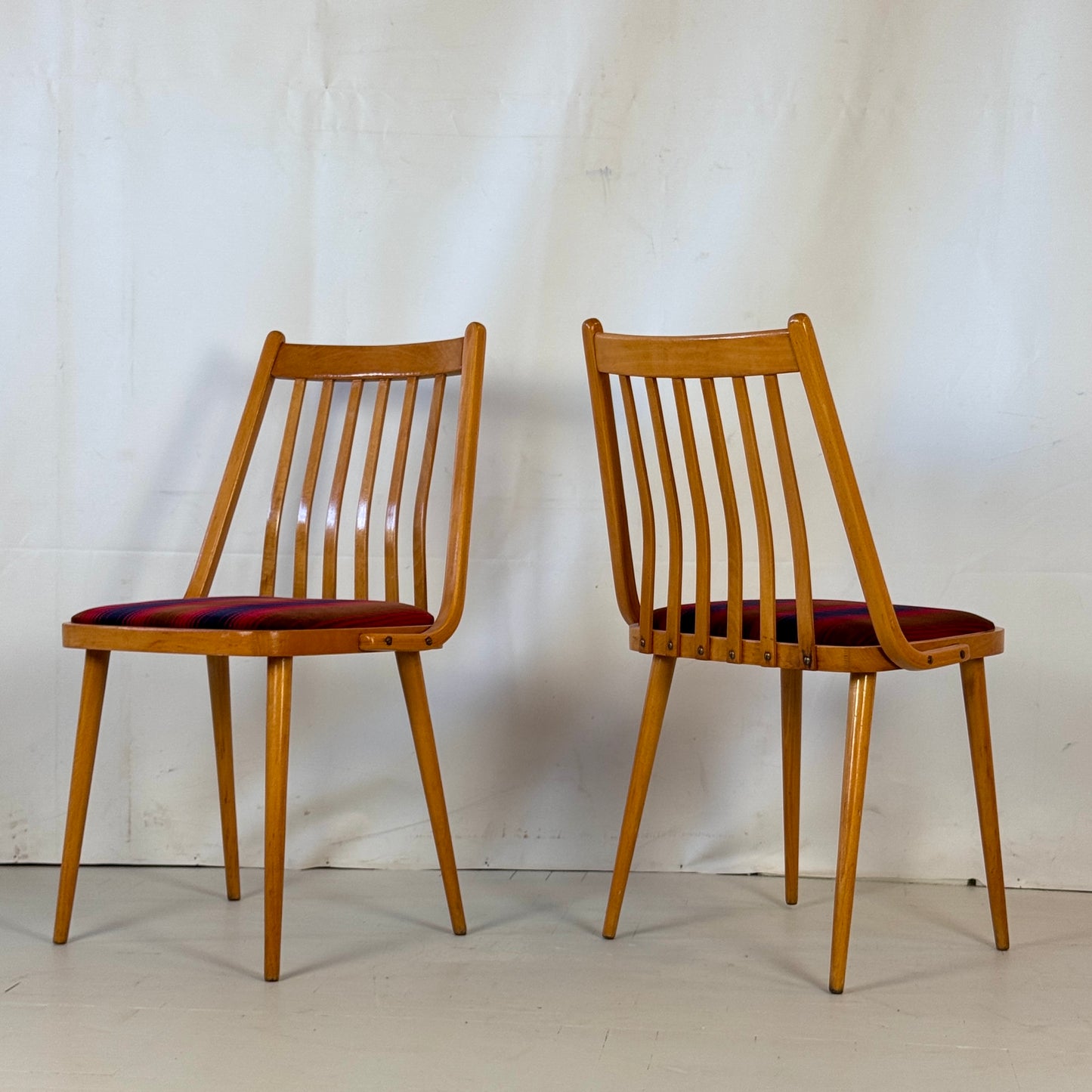 Set of 4 Hungarian Dining Chairs by Gabriel Frigyes, 1960s