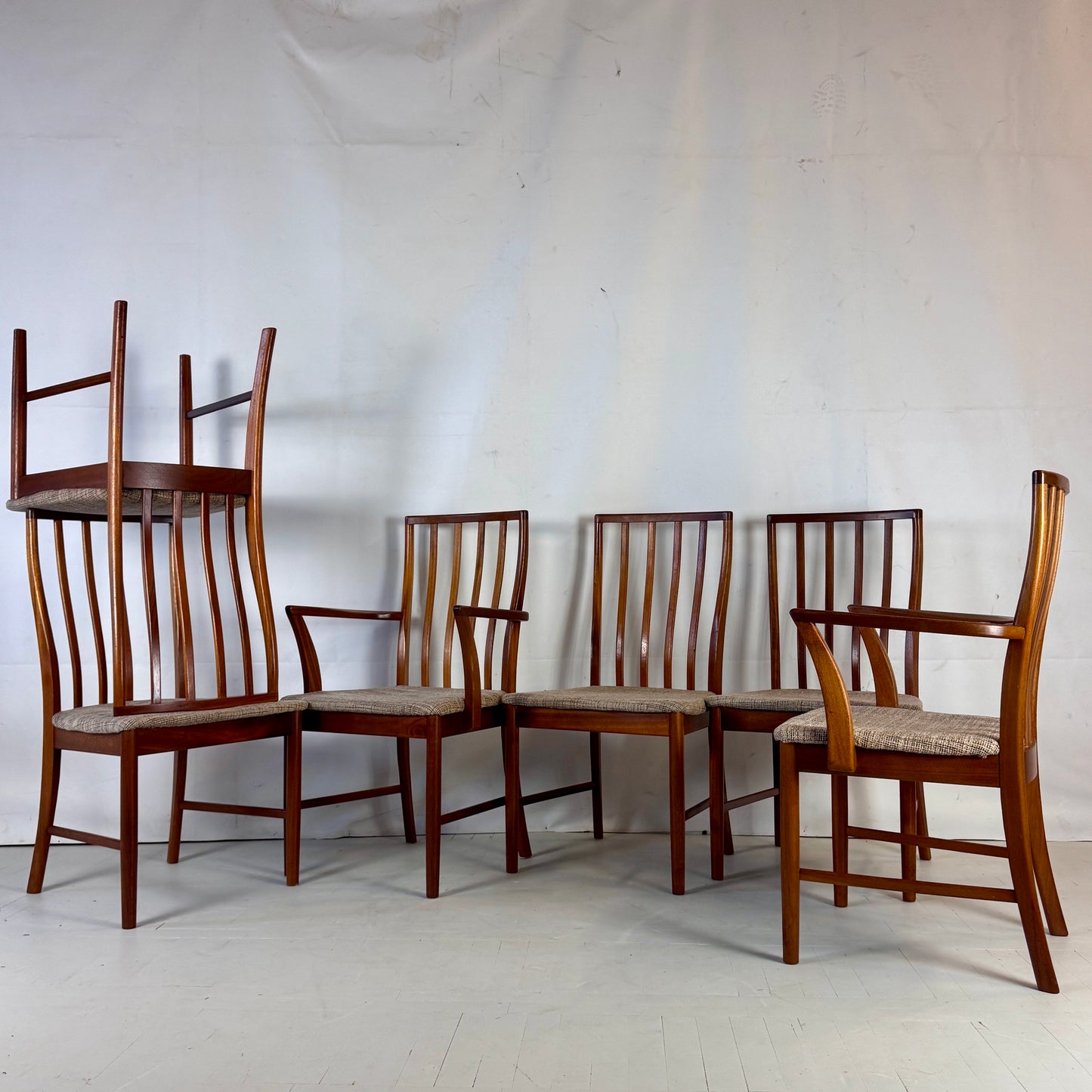 Set of 6 McIntosh Dining Chairs, British, 1960s