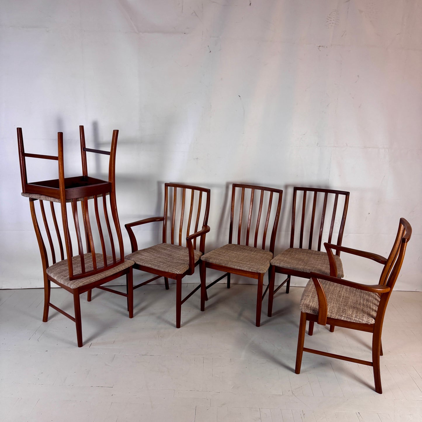 Set of 6 McIntosh Dining Chairs, British, 1960s