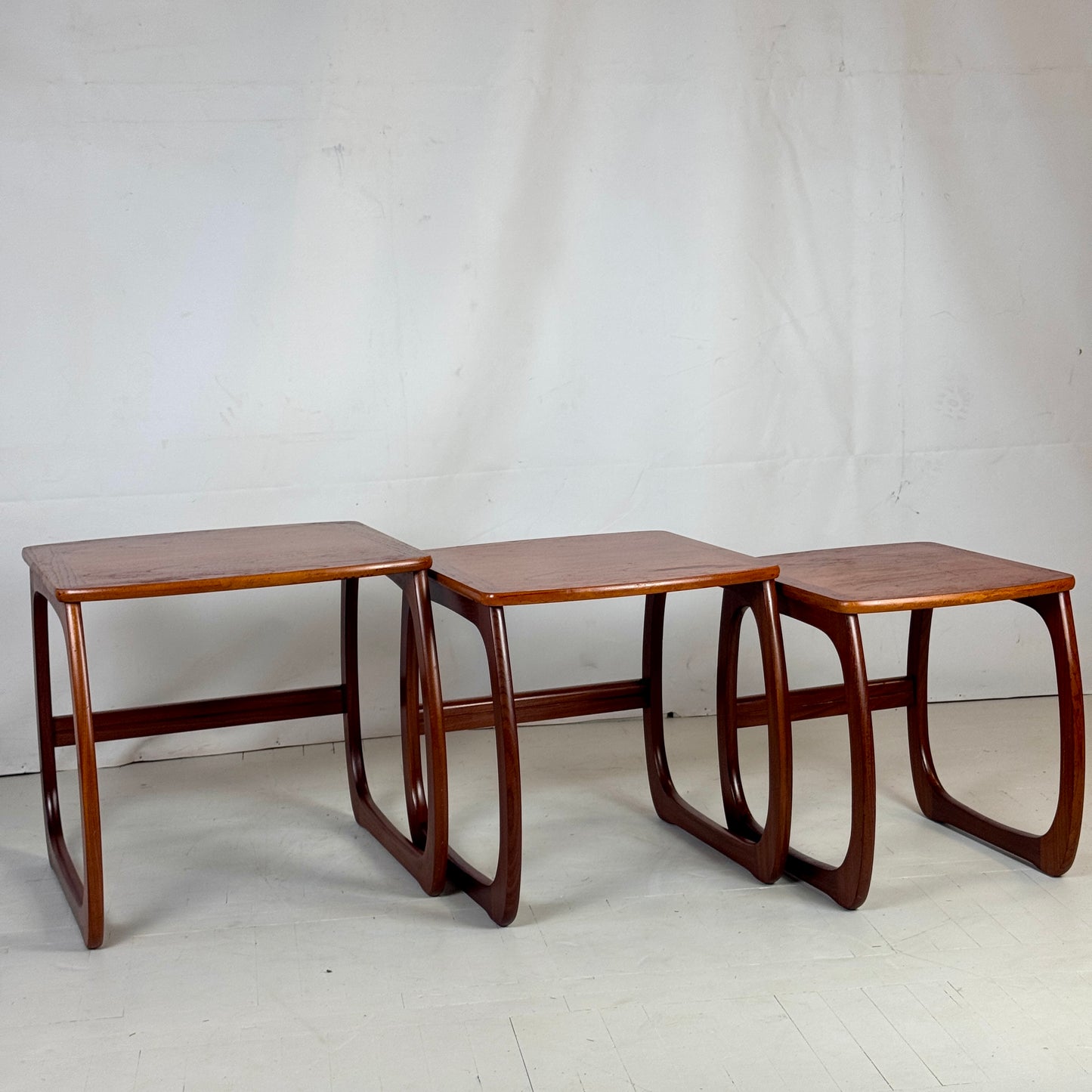 Nathan Teak Nest of Tables, 1960s