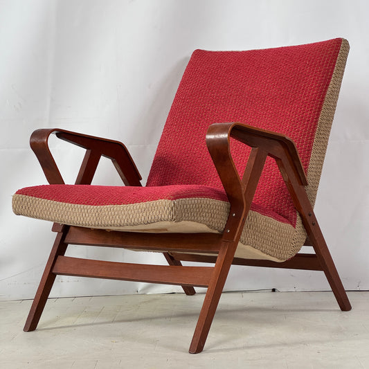 Pair of Vintage Armchairs by Jaroslav Jirák for Tatra Nabytok, 1960s