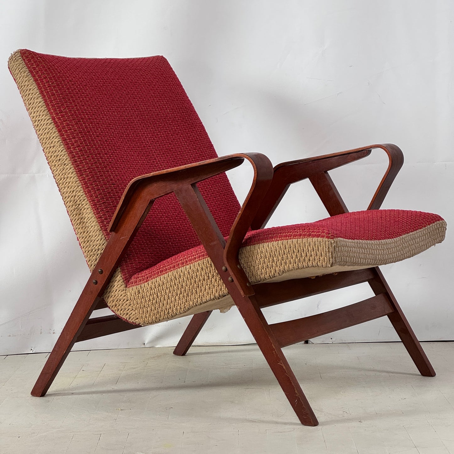 Pair of Vintage Armchairs by Jaroslav Jirák for Tatra Nabytok, 1960s