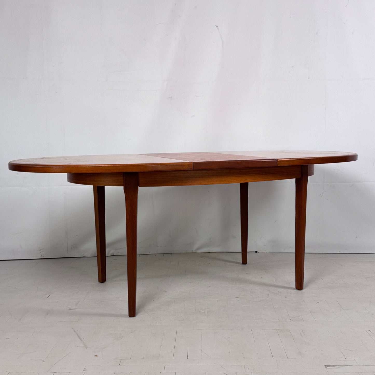 GPlan Oval Teak Extendable Dining Table, 1960s