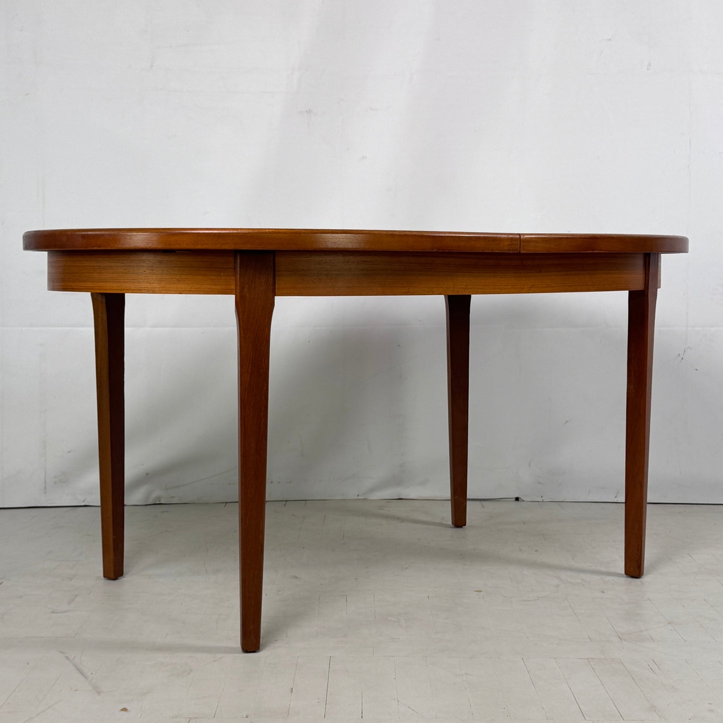 GPlan Oval Teak Extendable Dining Table, 1960s