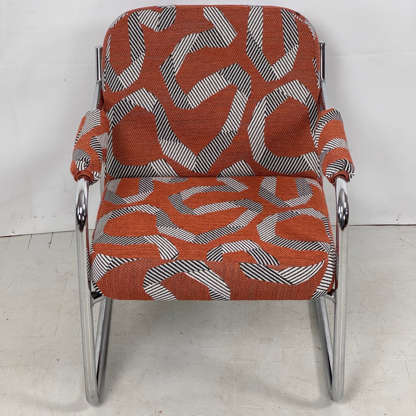Bauhaus-Style Reupholstered Armchairs, 1990s