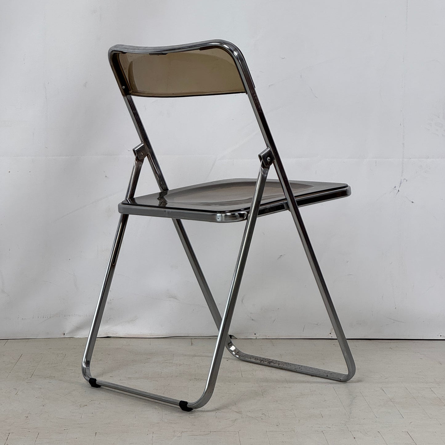 Foldable Plastic & Chrome Design Chair, 1960s