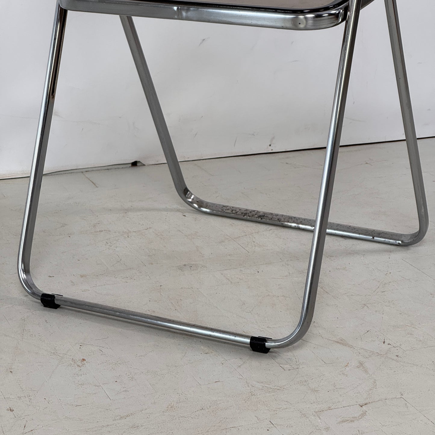 Foldable Plastic & Chrome Design Chair, 1960s