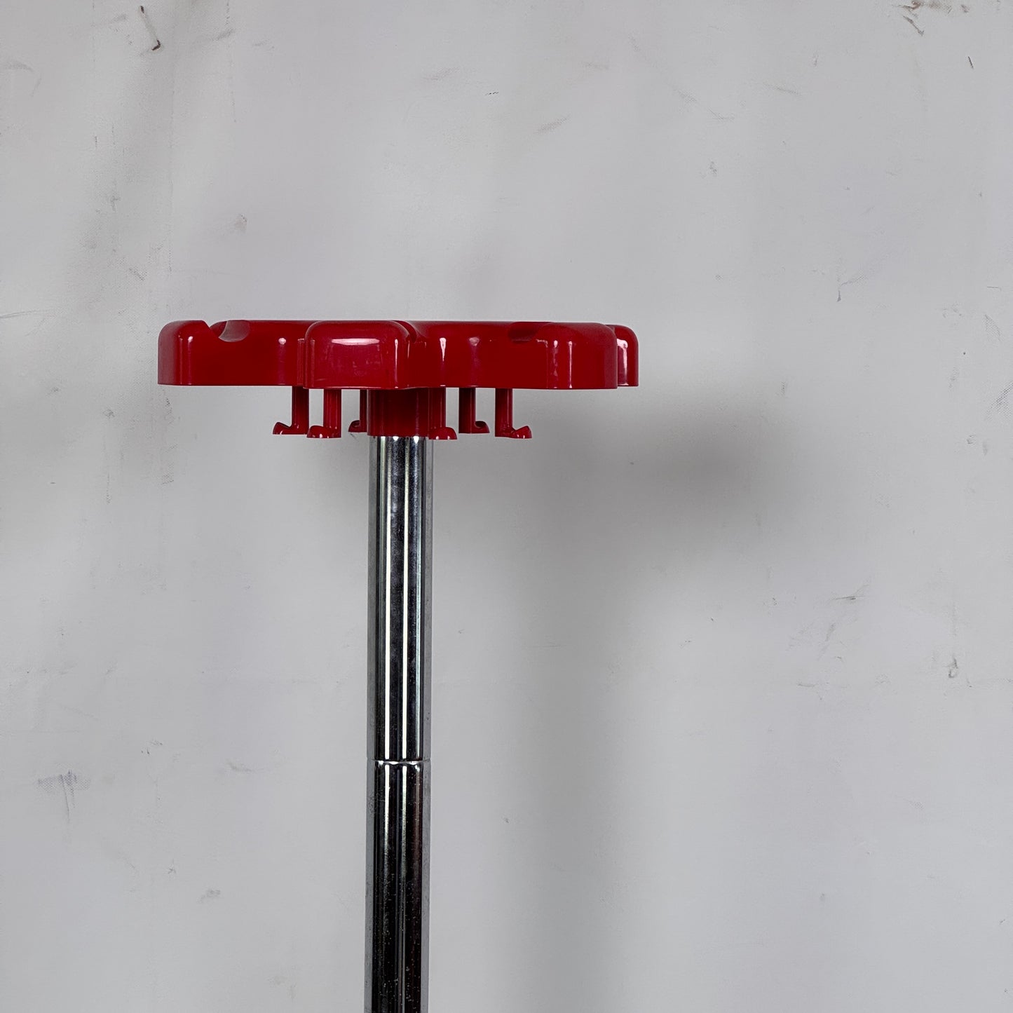 Red Coat Hanger by Roberto Lucchi & Paolo Orlandini for Velca Legnano Milano, 1970s