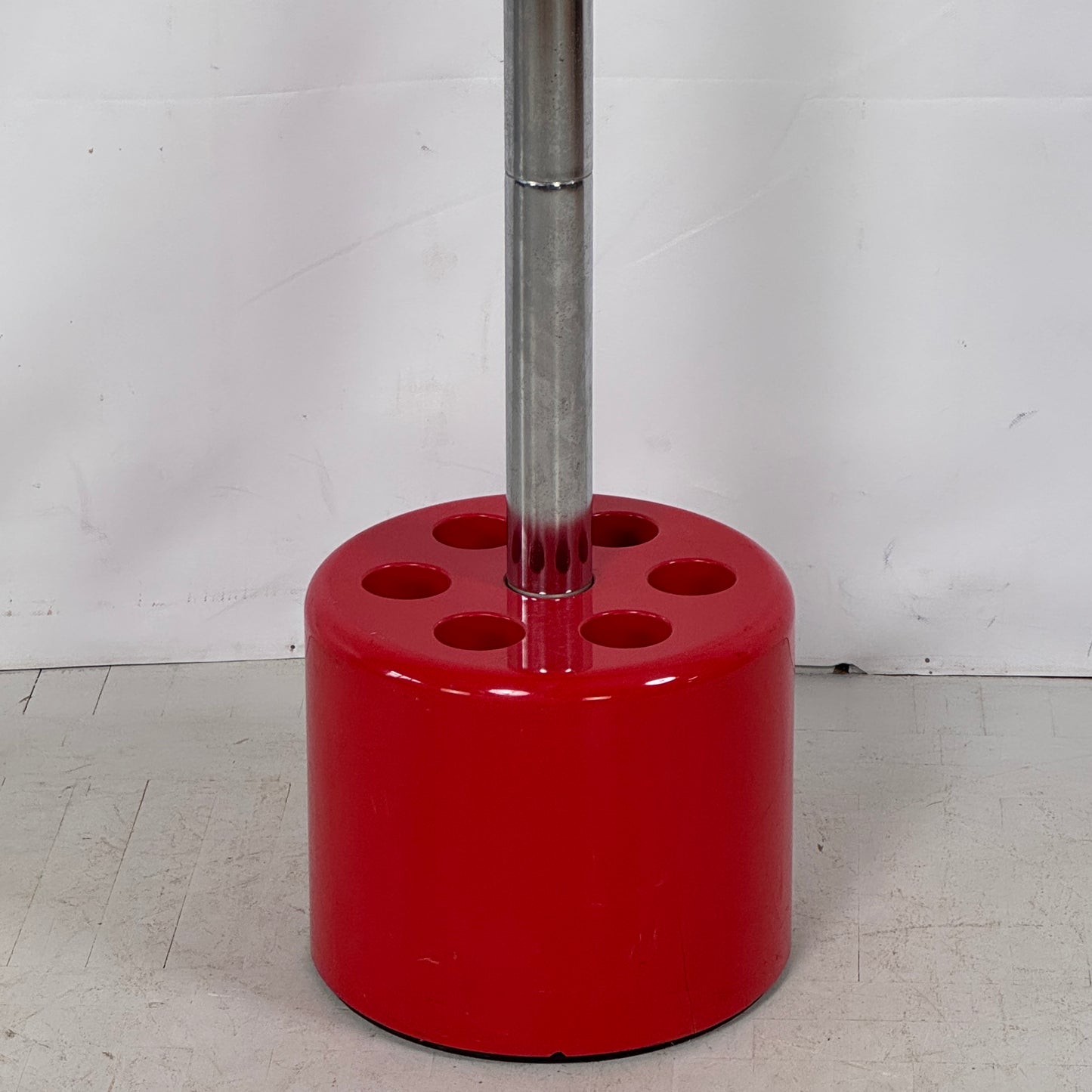 Red Coat Hanger by Roberto Lucchi & Paolo Orlandini for Velca Legnano Milano, 1970s