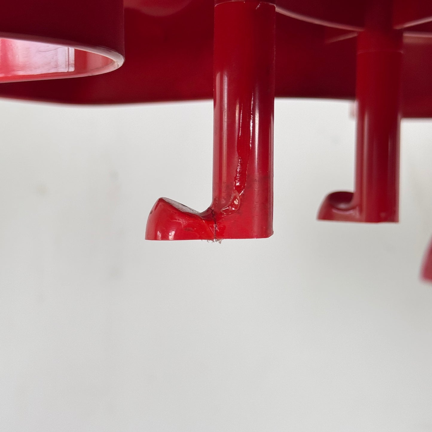 Red Coat Hanger by Roberto Lucchi & Paolo Orlandini for Velca Legnano Milano, 1970s