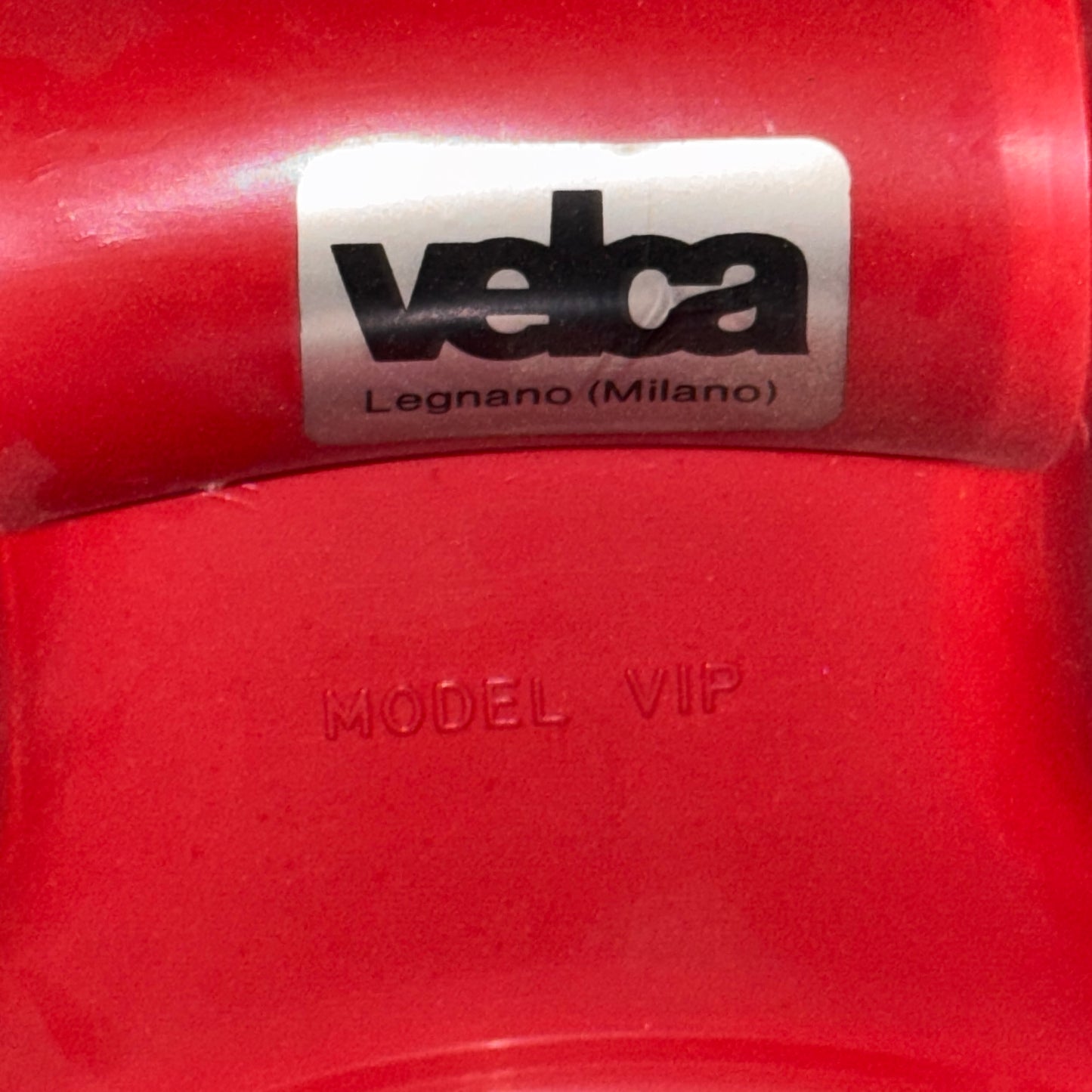 Red Coat Hanger by Roberto Lucchi & Paolo Orlandini for Velca Legnano Milano, 1970s