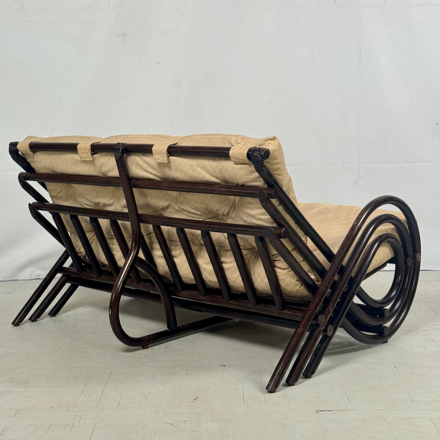 French Rattan Living Room Set, 1970s
