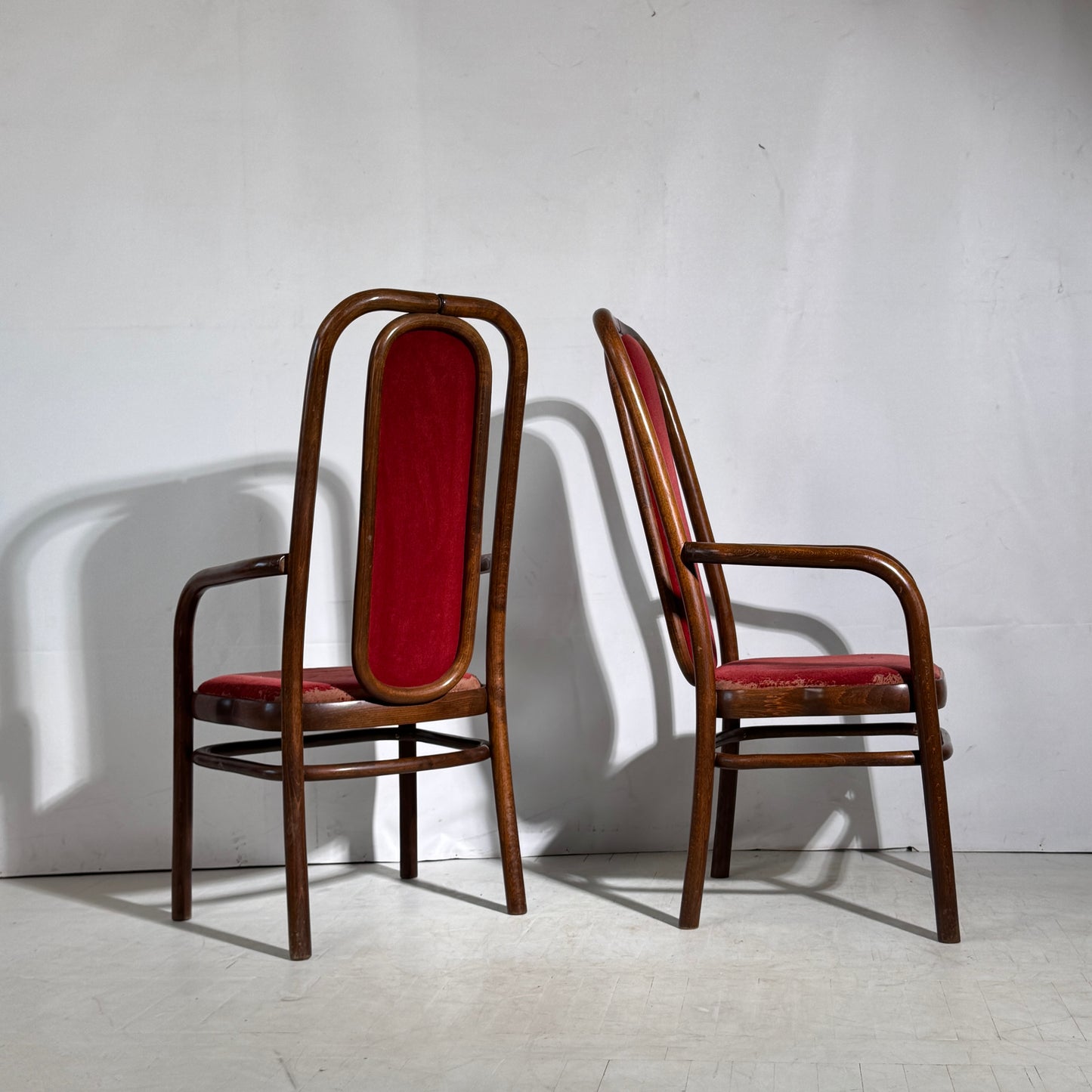 Set of 4 High Back Dining Chairs by Antonin Suman for Tatra Nabytok, 1960s