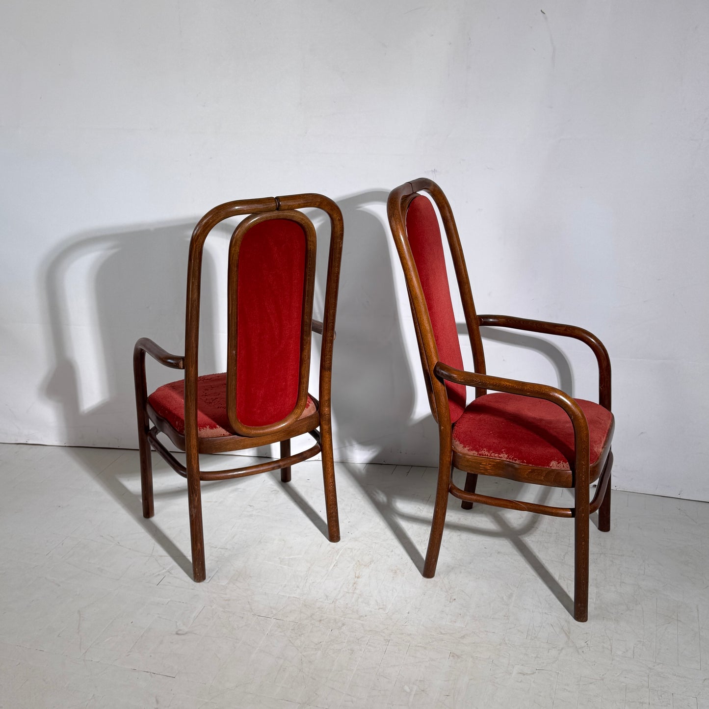 Set of 4 High Back Dining Chairs by Antonin Suman for Tatra Nabytok, 1960s