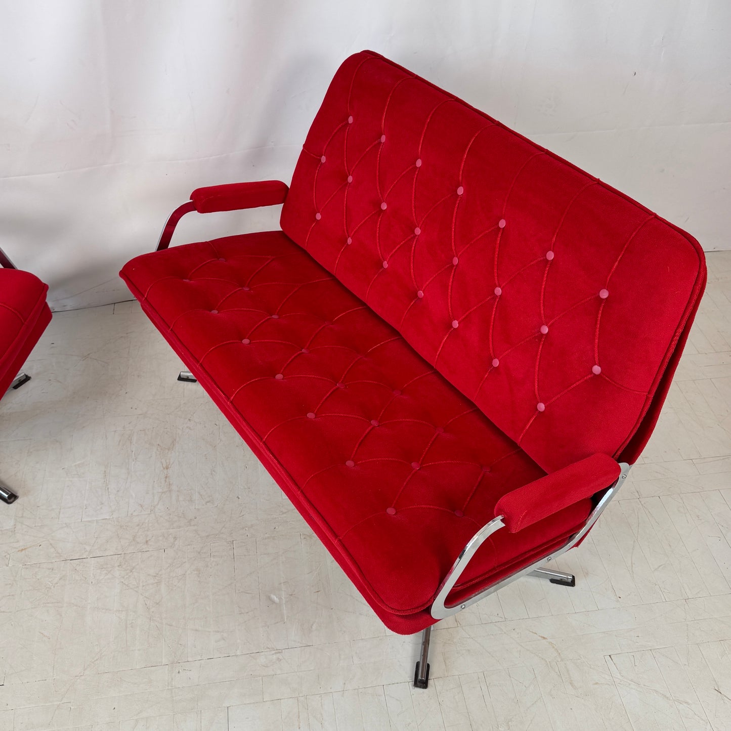 Retro Hungarian “Koral” Sofa Set for Domus, 1970s