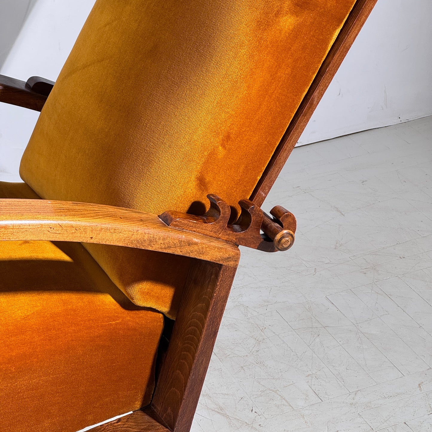 Pair of Adjustable “Kanadier” Armchairs, 1930s