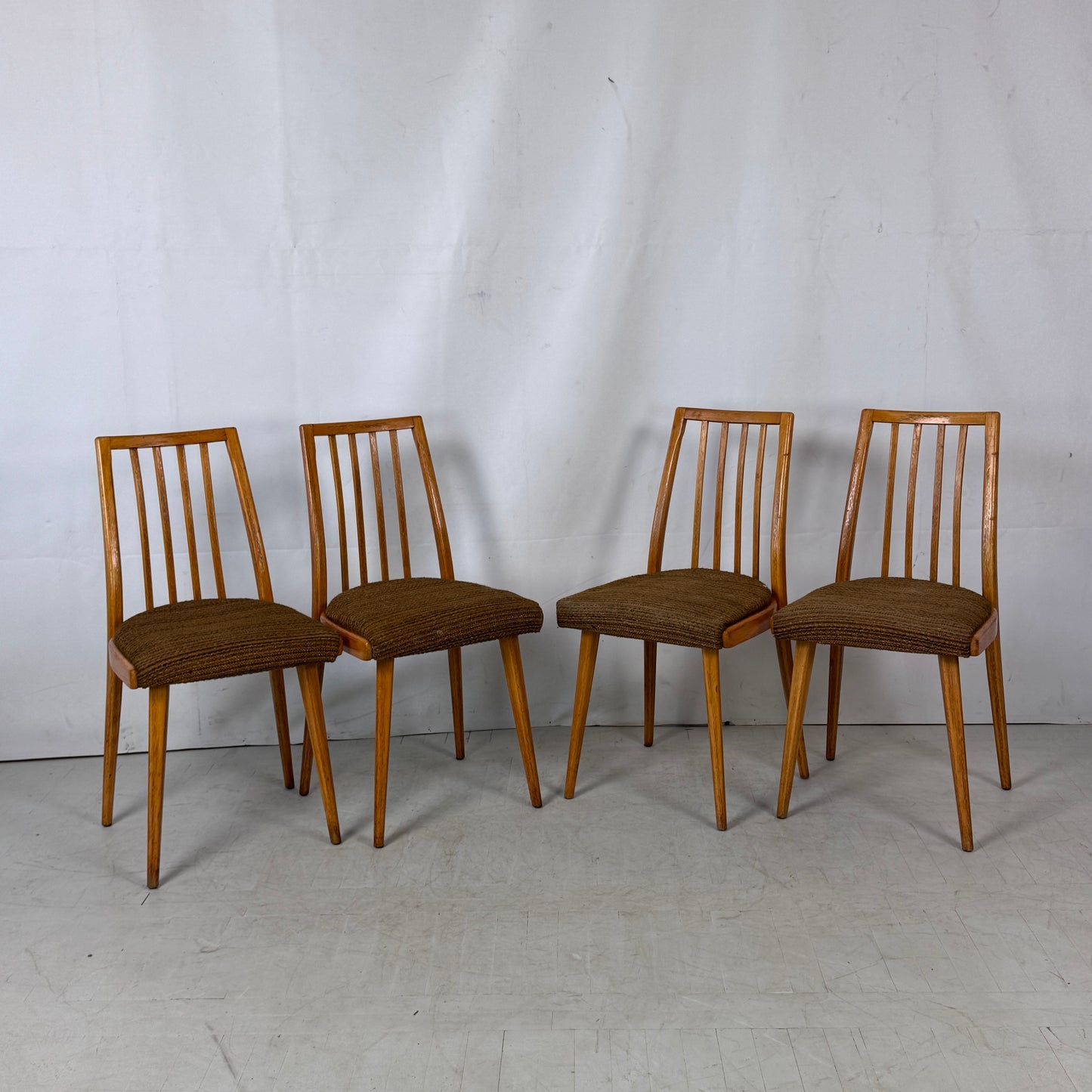 Set of 4 Czechoslovakian Dining Chairs, 1960s