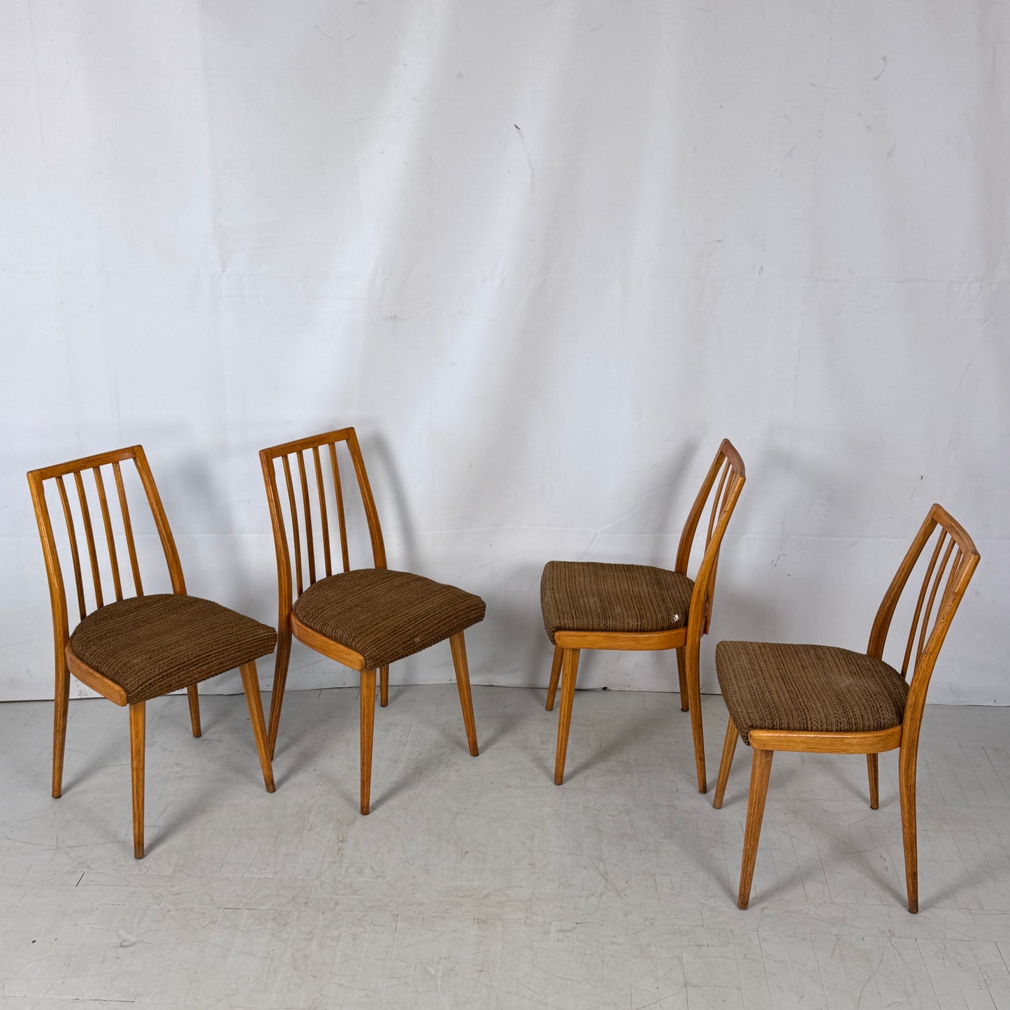 Set of 4 Czechoslovakian Dining Chairs, 1960s