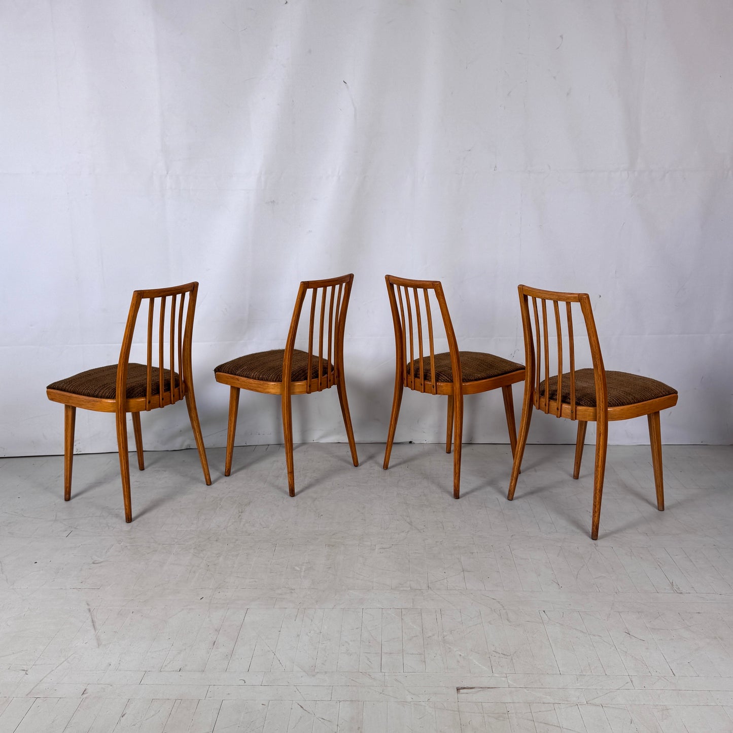 Set of 4 Czechoslovakian Dining Chairs, 1960s