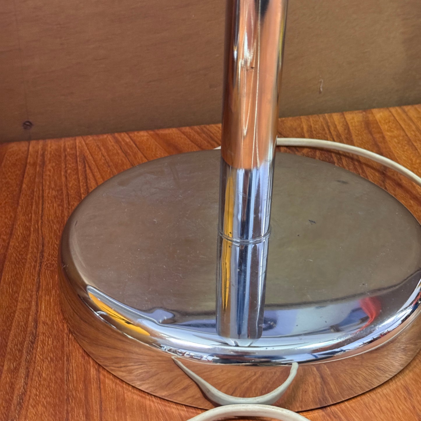 Szarvasi White Table Lamp, 1960s