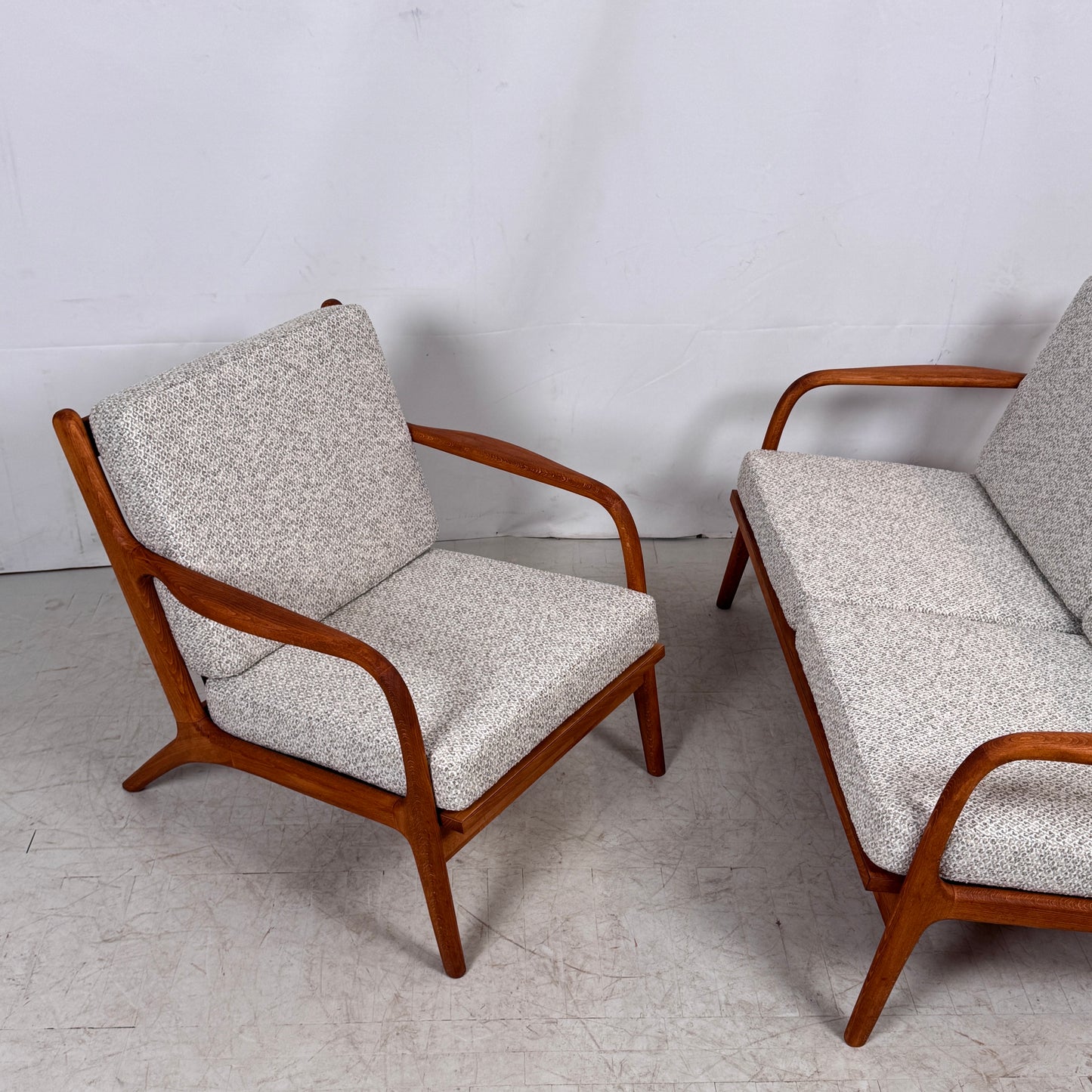 Adrian Pearsall Model 2315-C Sofa Set for Craft Associates – Fully Refurbished