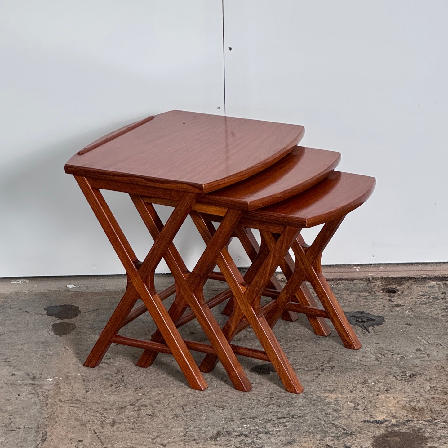 Teak Nest of Tables, 1960s — Mid-Century Design