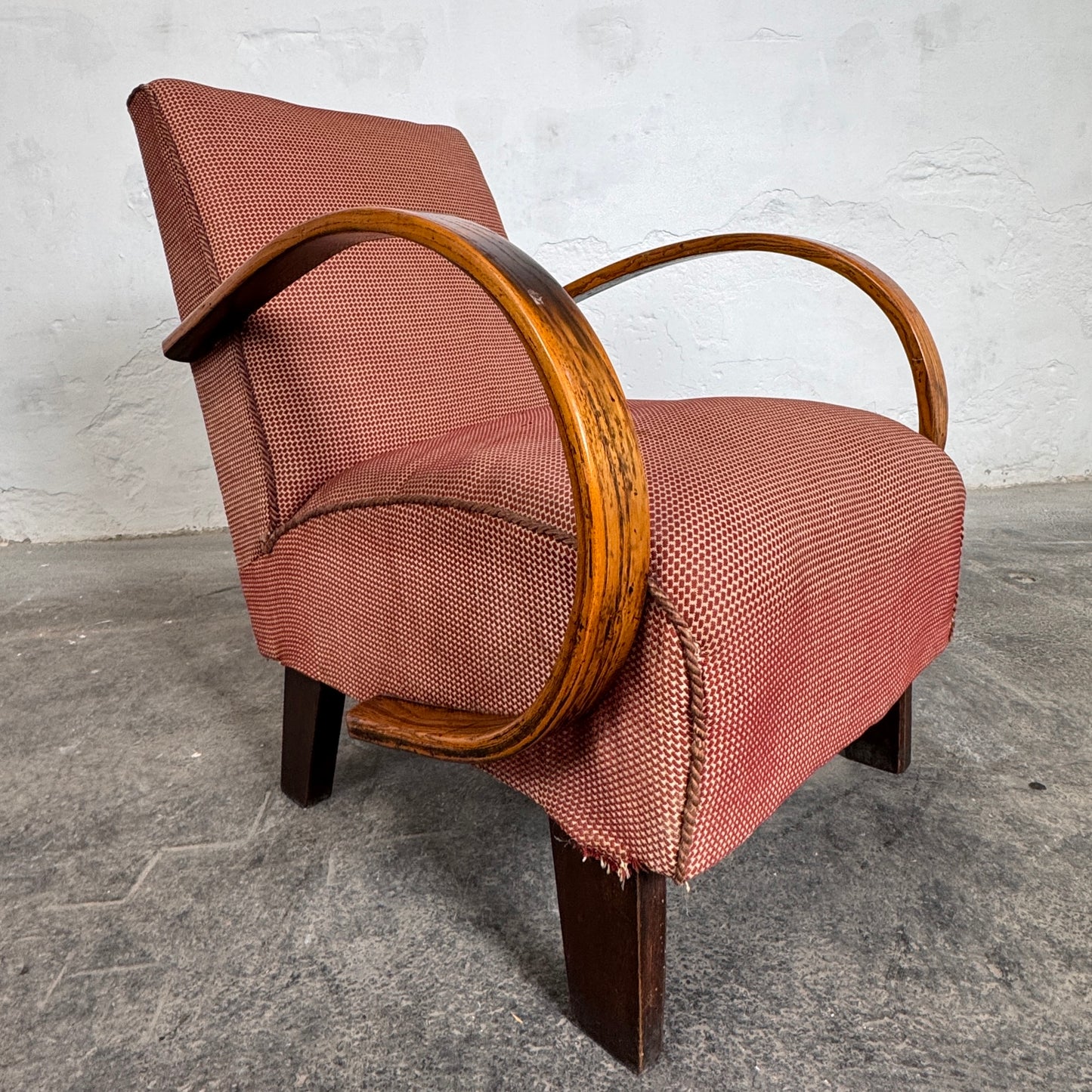 Halabala H-410 Armchair, 1930s – Czechoslovak Art Deco