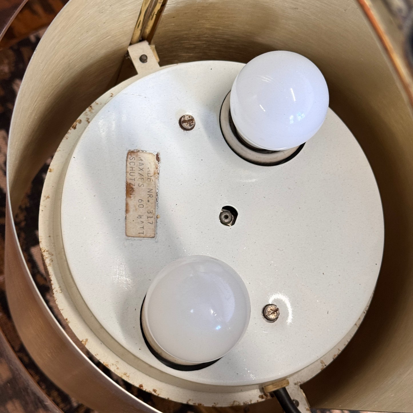 Temde Leuchten Hanging Lamp, 1970s – Swiss/German Design