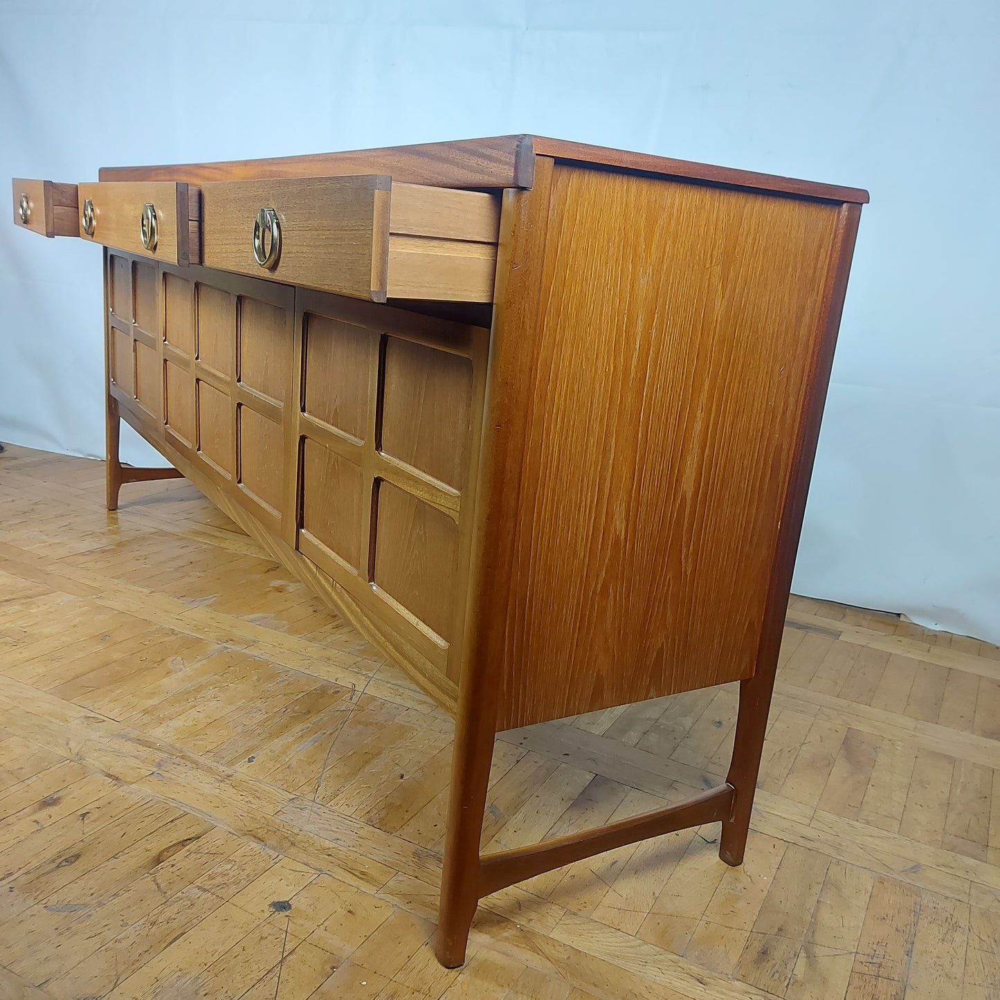 British teak Nathan "Squares" sideboard 1960s