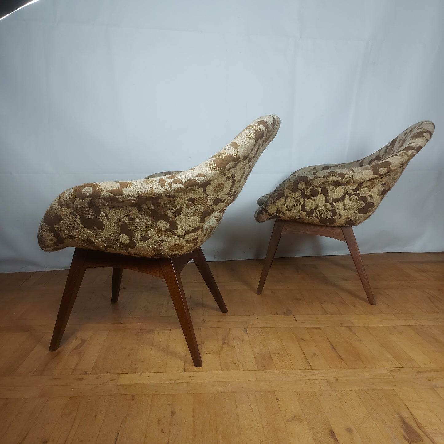 Pair of Miroslav Navratil style armchair 1960s