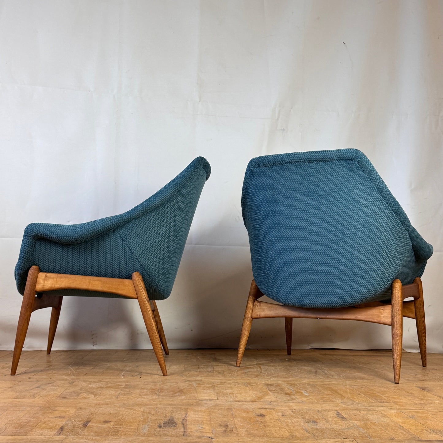 Pair of Hungarian Júlia Gaubek chairs 1960s