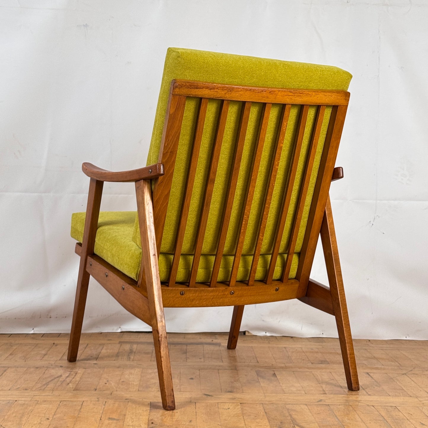 Pair of Romanian retro armchairs 1960s
