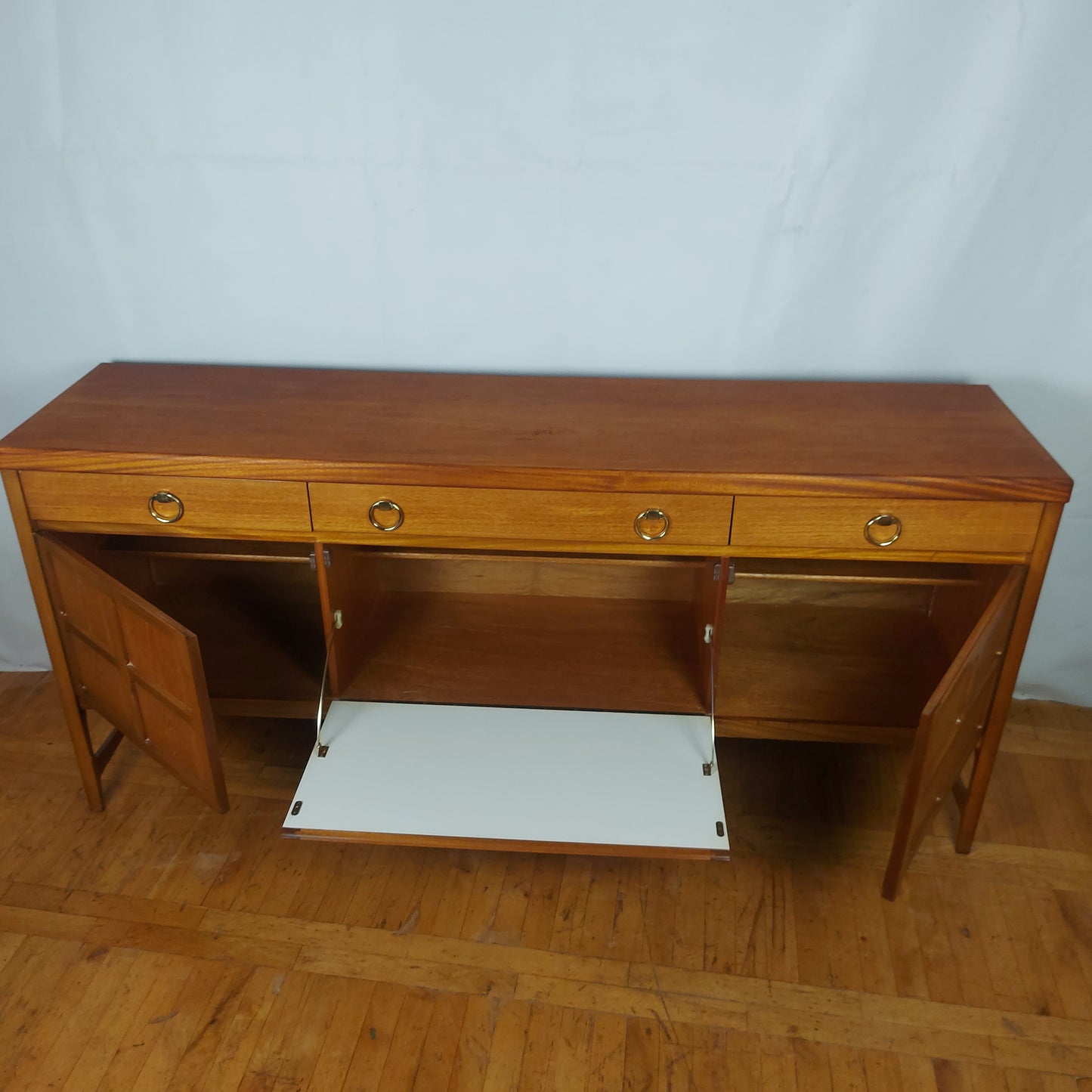British teak Nathan "Squares" sideboard 1960s