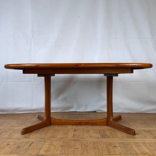Benny Linden Danish teak dining table 1970s