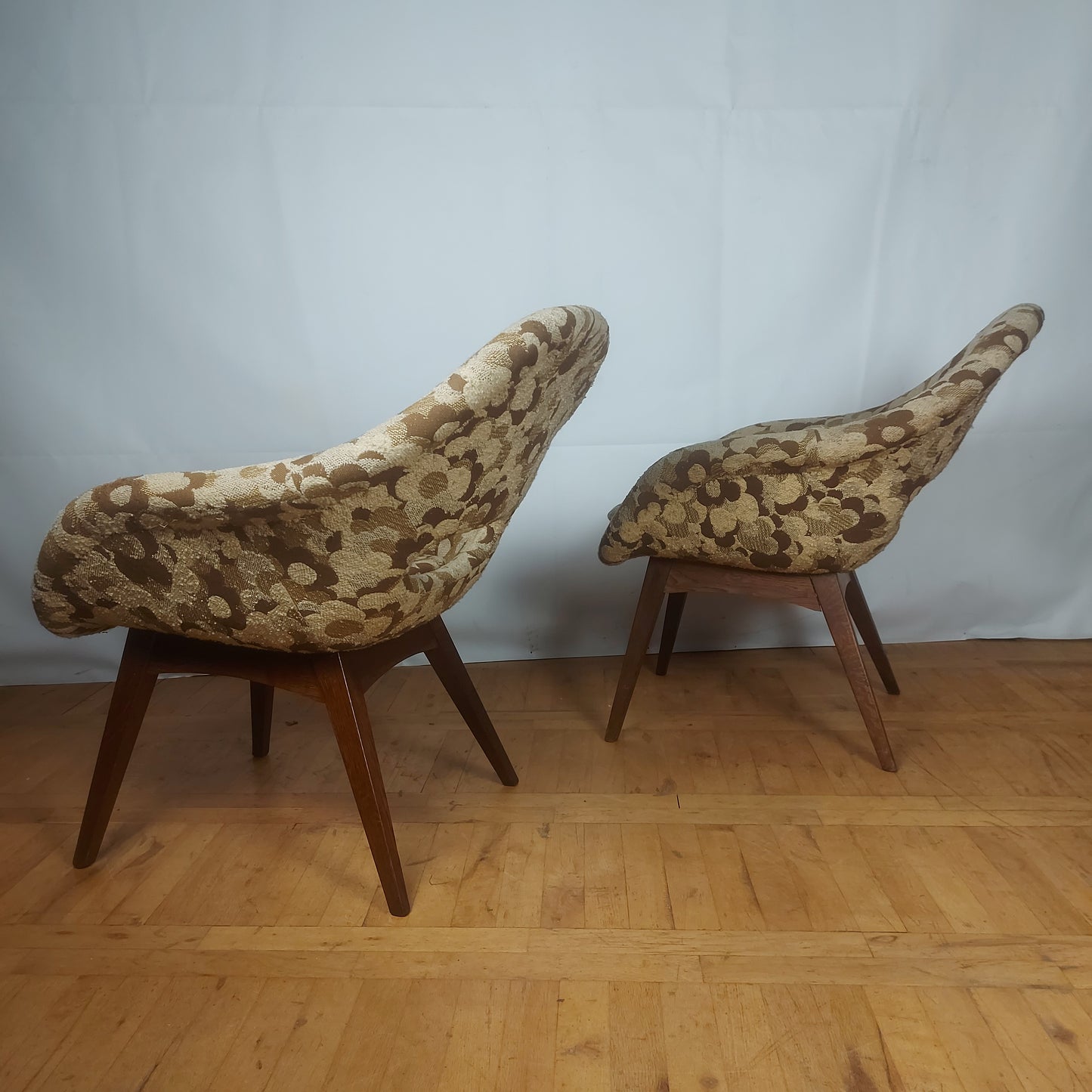 Pair of Miroslav Navratil style armchair 1960s