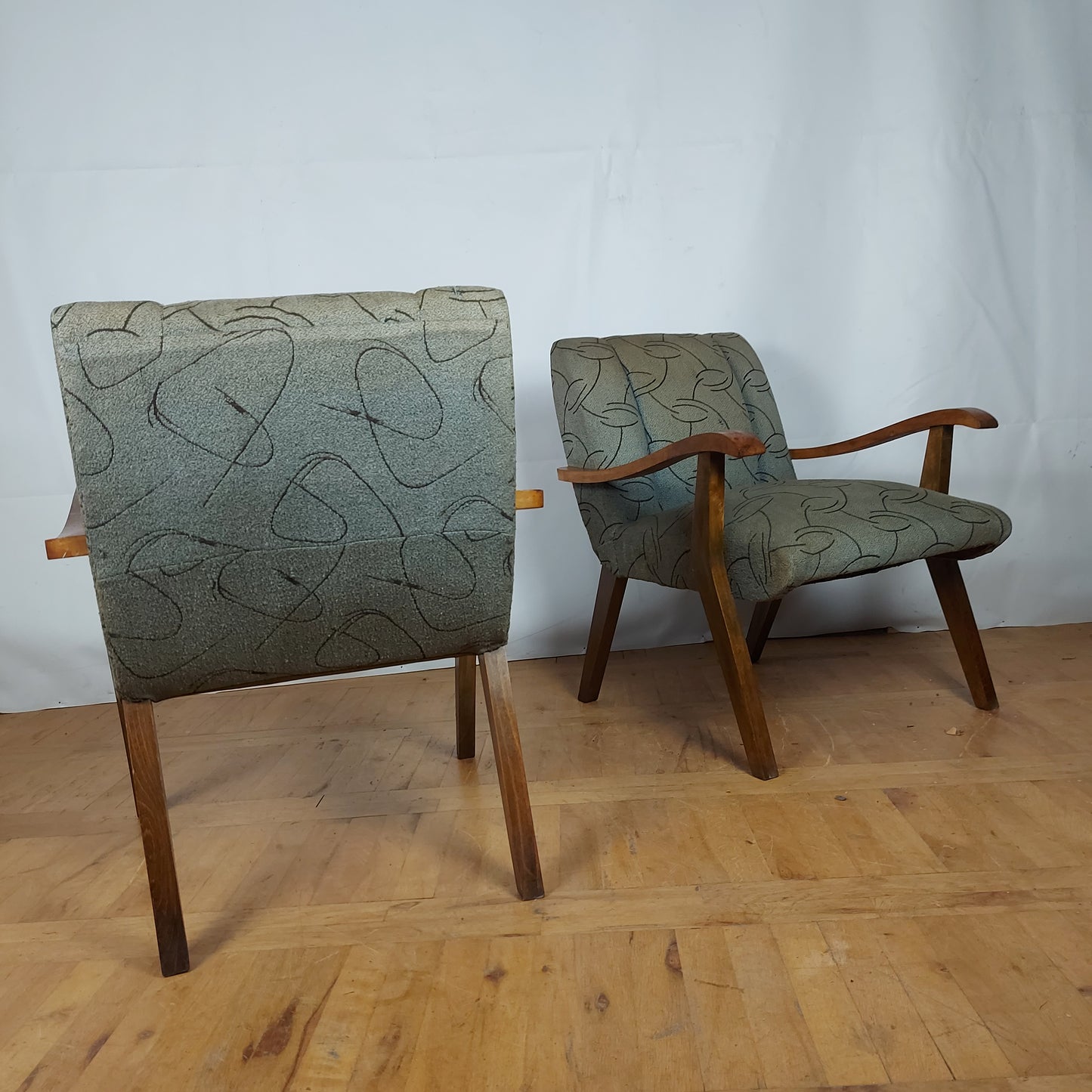 Pair of retro armchairs 1960s