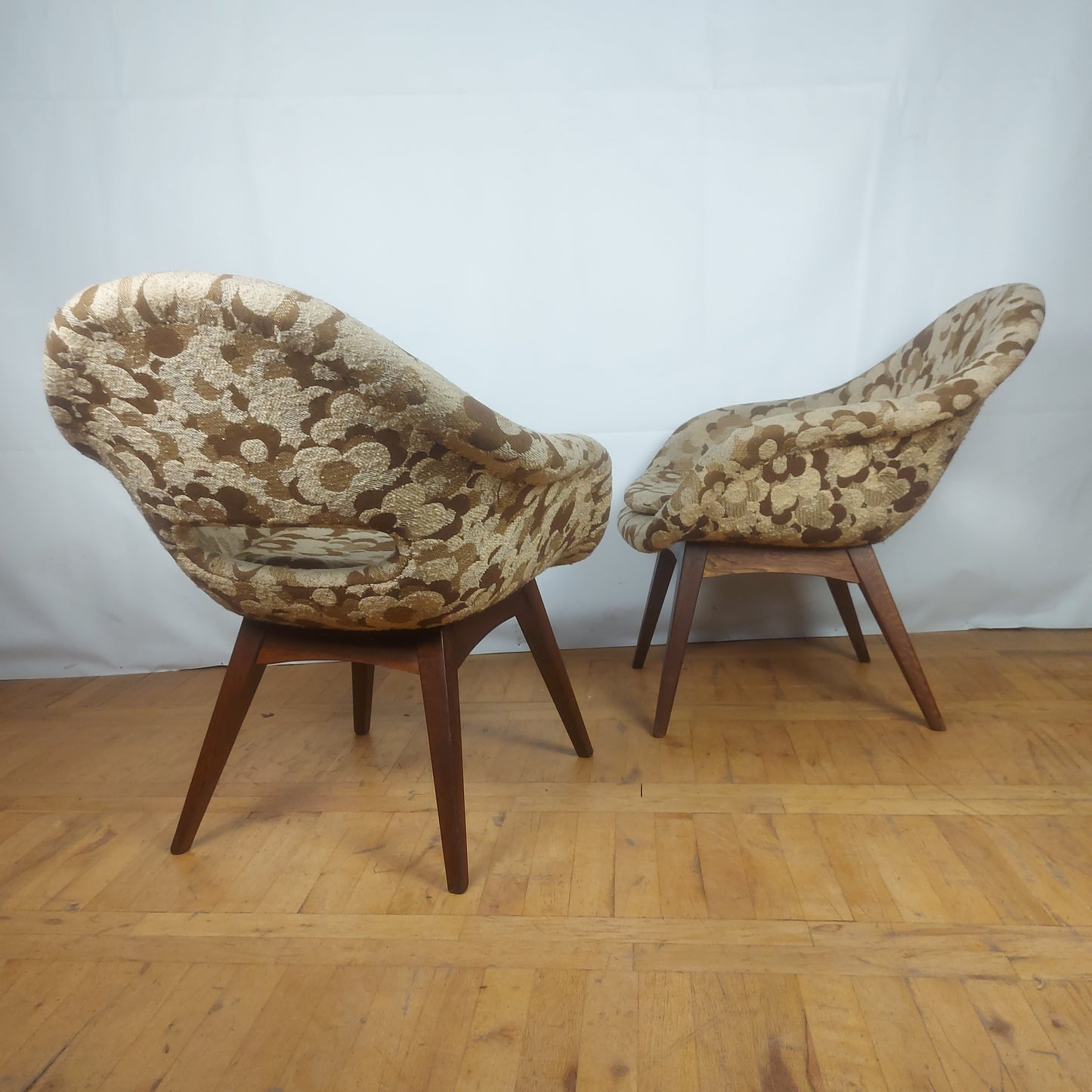 Pair of Miroslav Navratil style armchair 1960s