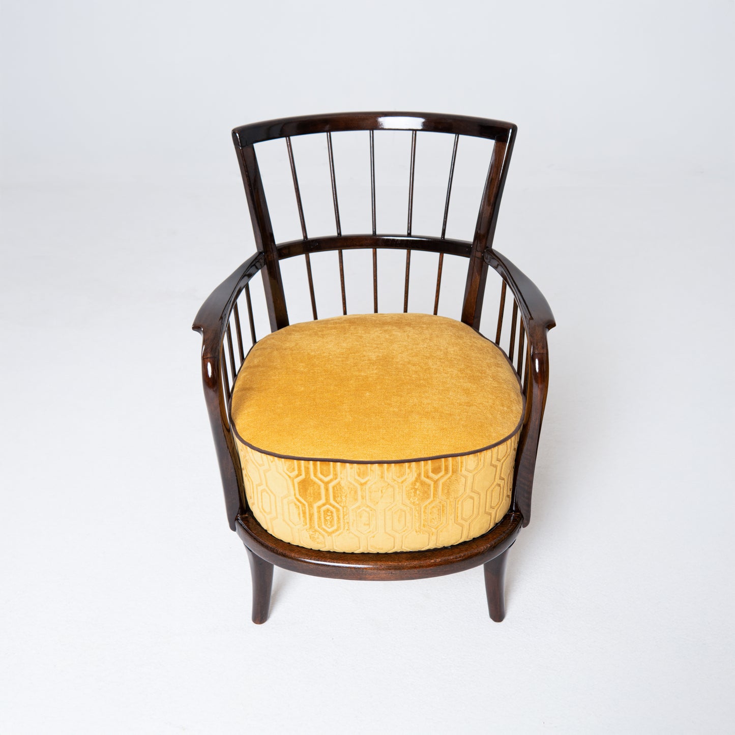 Pair of Hungarian art-deco armchairs 1920s