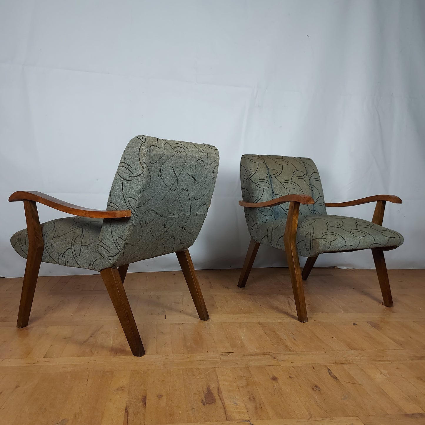 Pair of retro armchairs 1960s