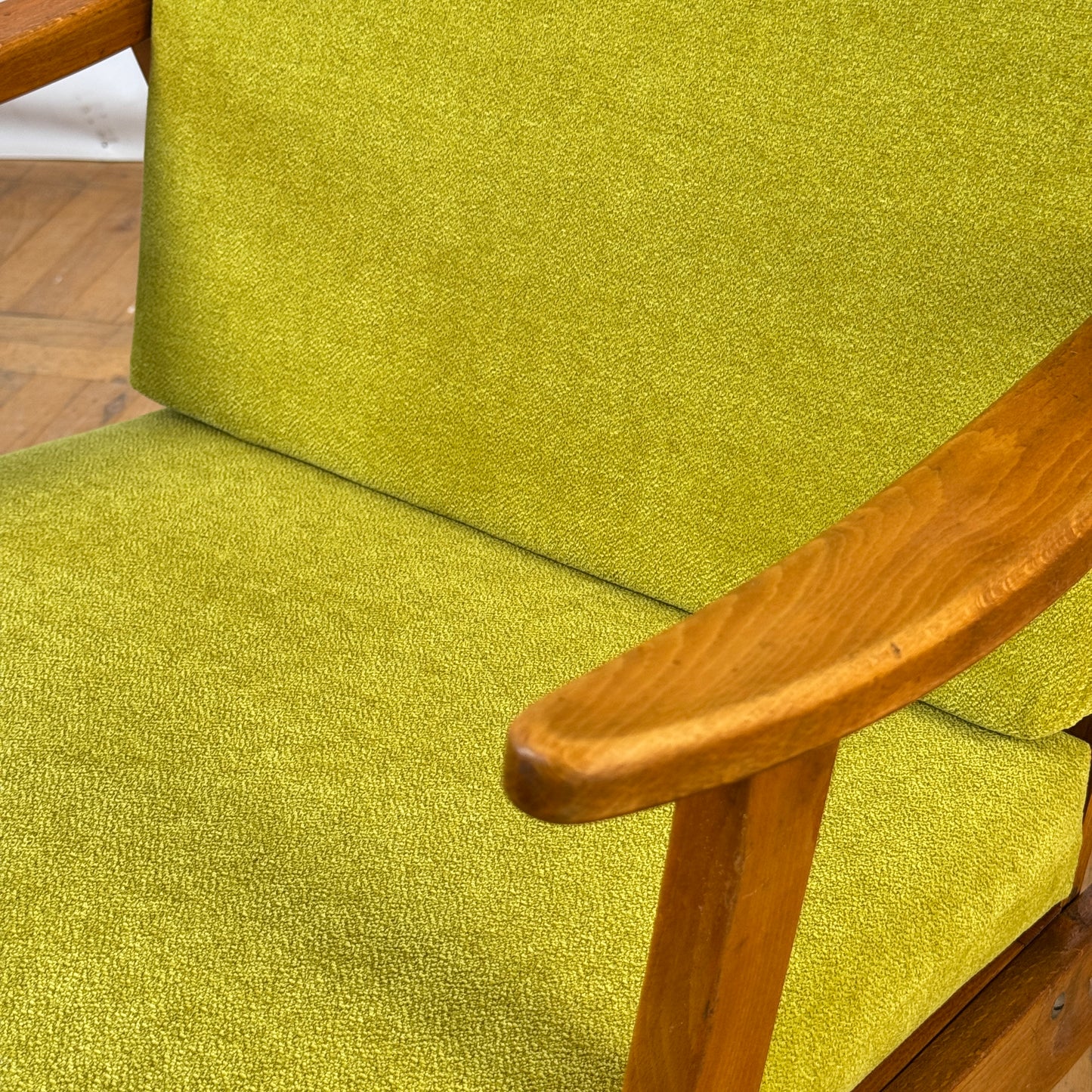 Pair of Romanian retro armchairs 1960s
