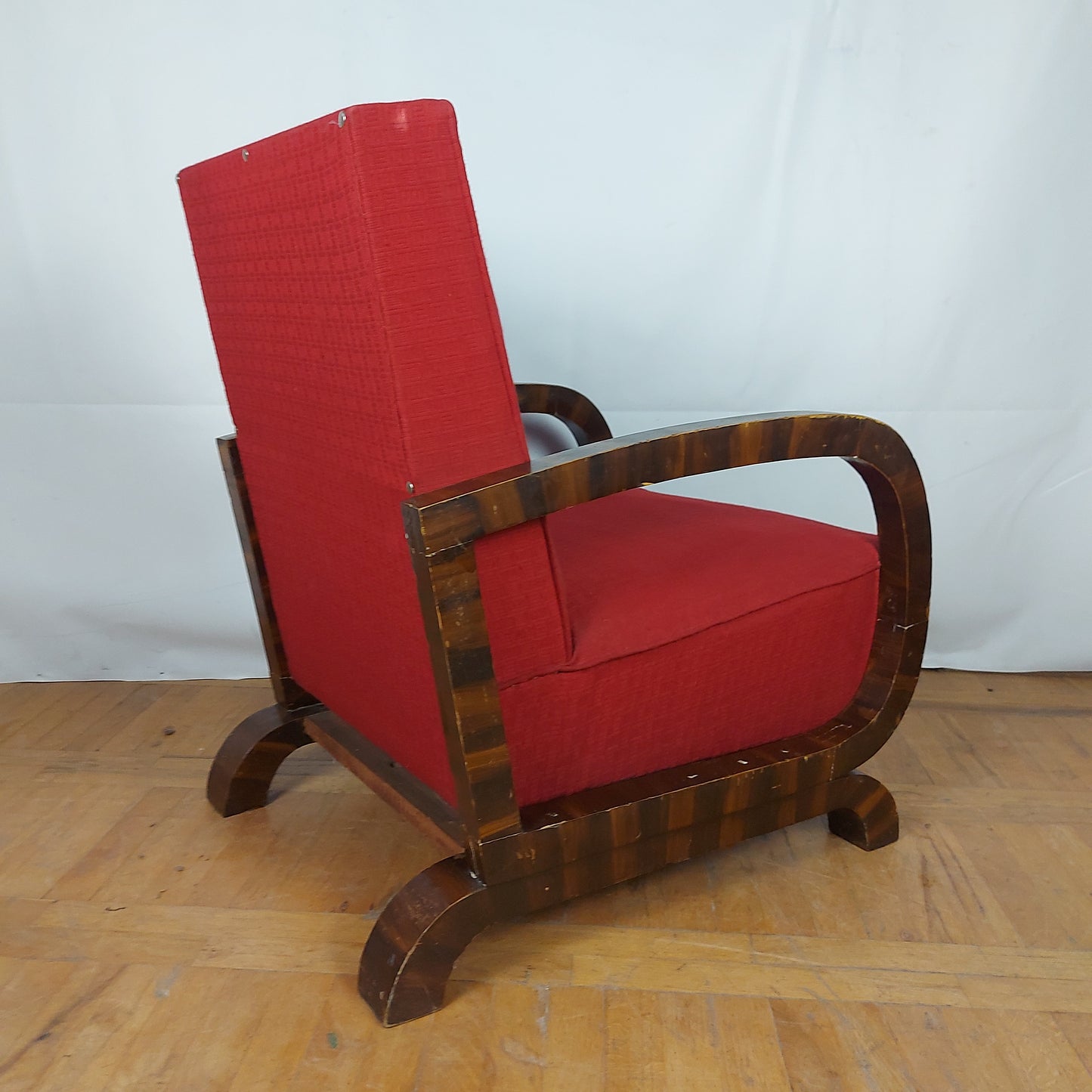 Pair of art-deco style armchairs 1960s