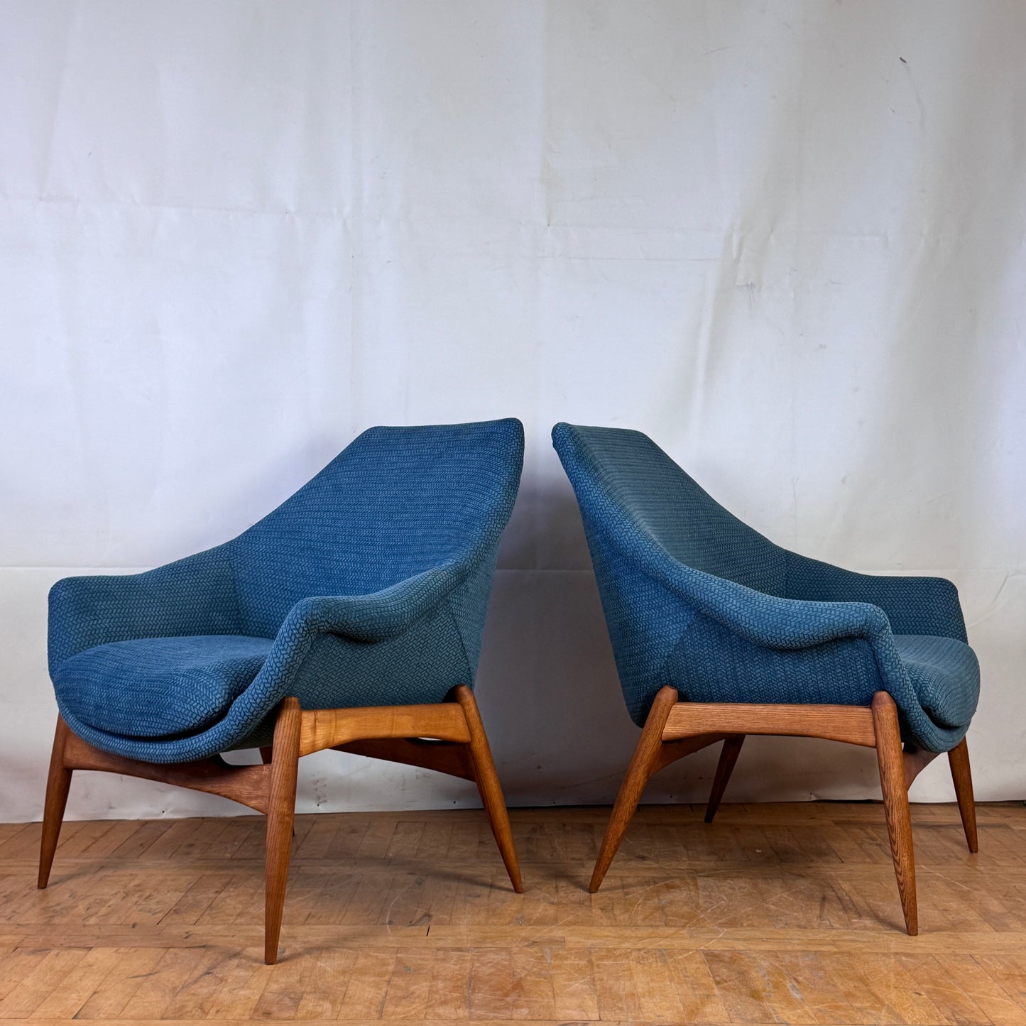 Pair of Hungarian Júlia Gaubek chairs 1960s