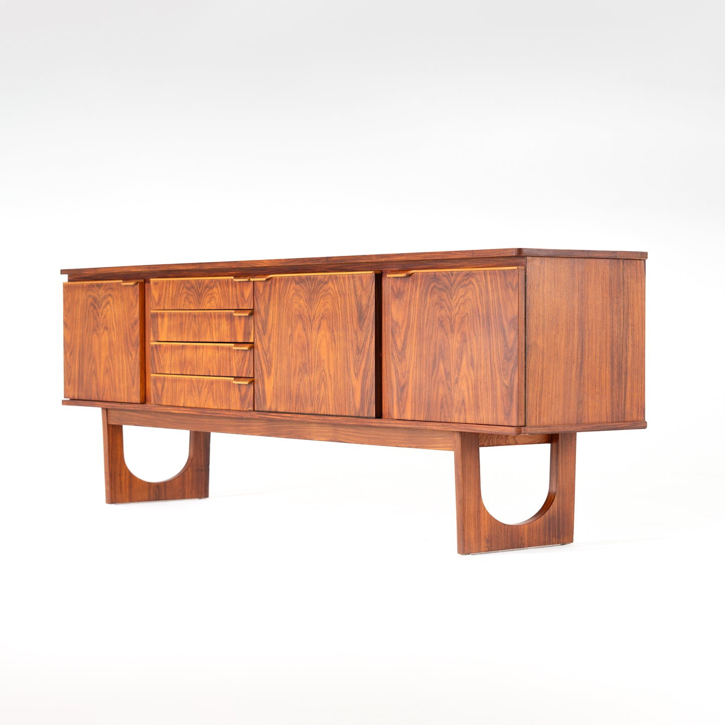 Rare palisander (rosewood) sideboard 1960s