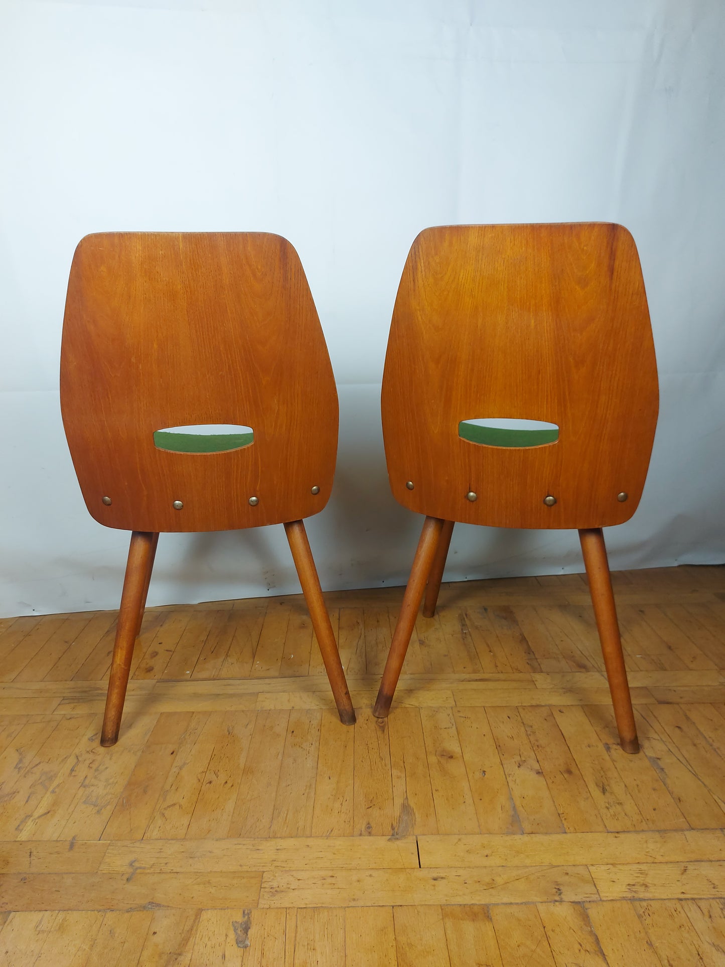 Set of 2 Frantisek Jirak dining chairs for Tatra Nabytok 1960s