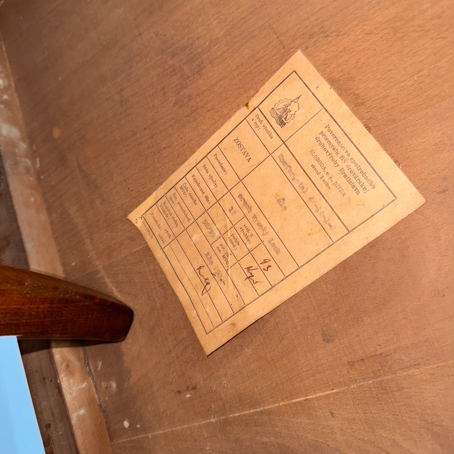 Jindrich Halabala design coffee table for UP Zavody 1930s