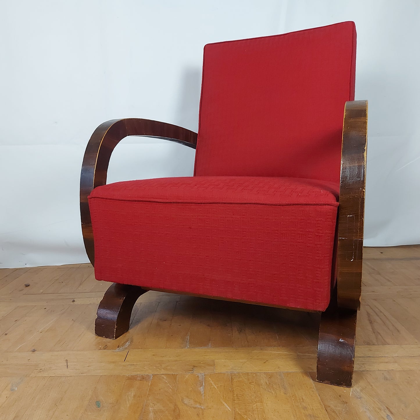 Pair of art-deco style armchairs 1960s