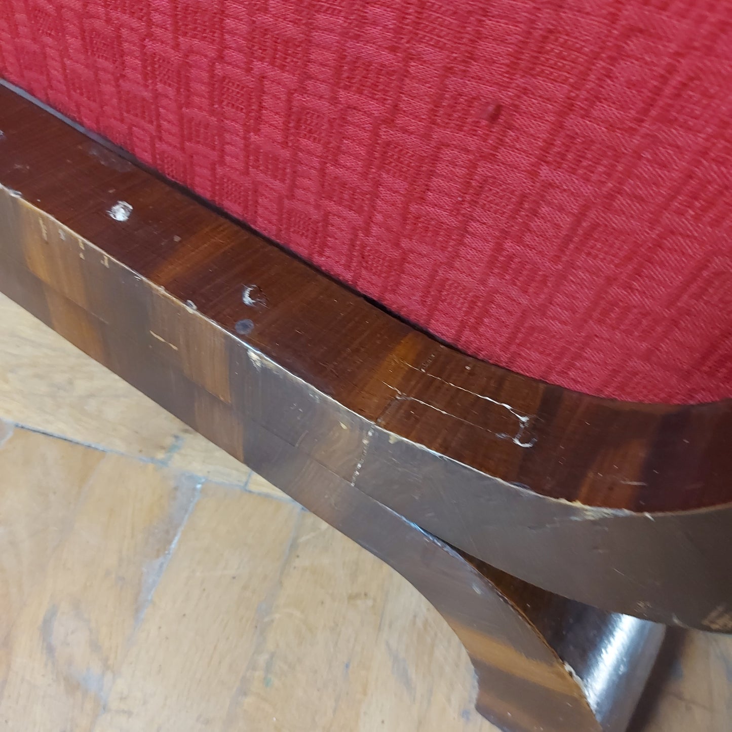 Pair of art-deco style armchairs 1960s