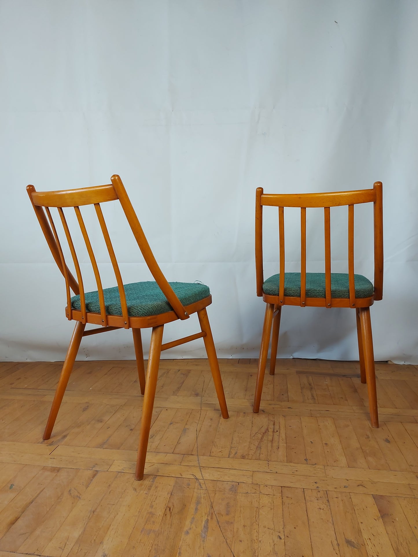 Set of 4 Czechoslovakian MIER dining chair 1960s